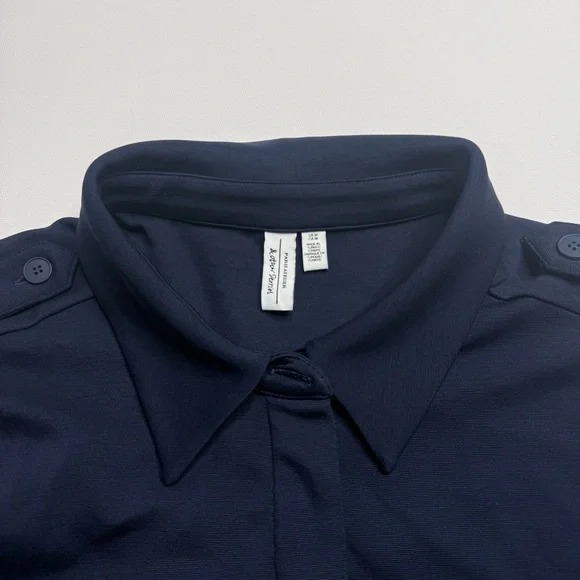 & Other Stories Jumpsuit Utility Boiler Suit Lyocell Button Belted Straight Leg - Picture 7 of 7